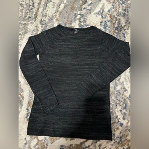 American Eagle Outfitters Dark Gray Crew Neck Sweater